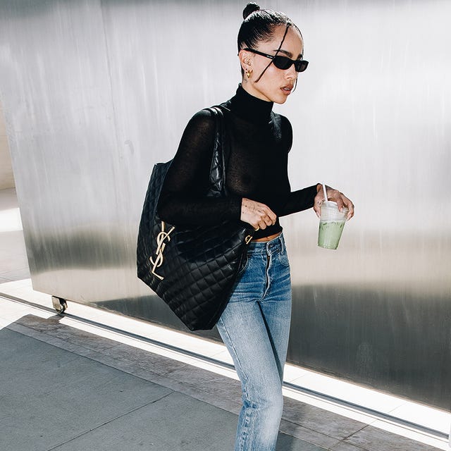 Pointed Black Heels Outfit Idea Pointed Black Heels Outfit Idea — Tote Bags