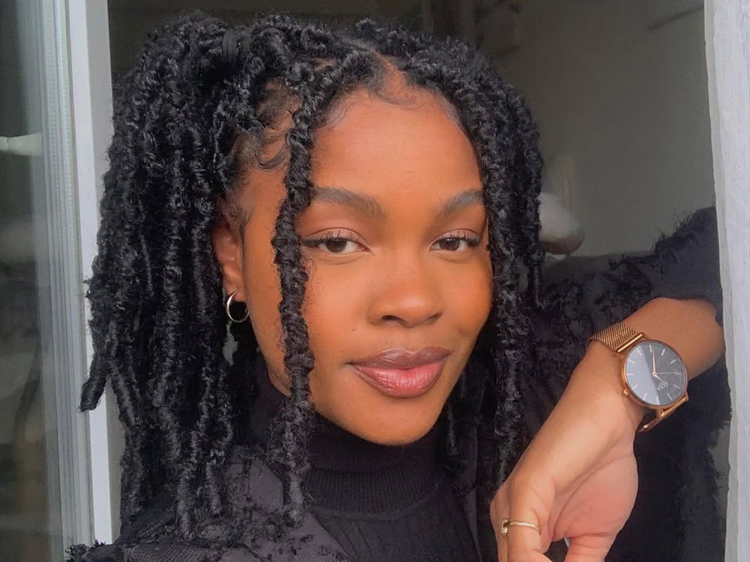 Mid-Back Butterfly Locs with Layers Mid-Back Butterfly Locs with Layers — Loc Braids
