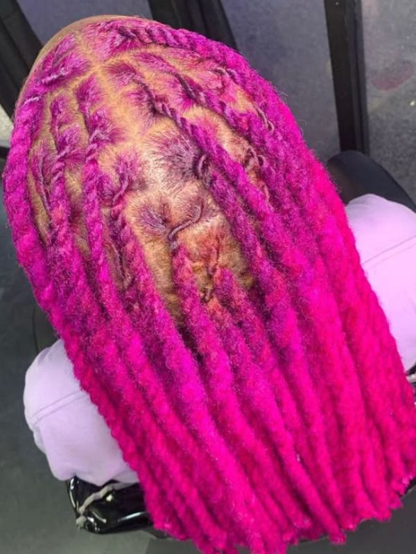 Black and Blonde Loc Contrast — Loc Colors