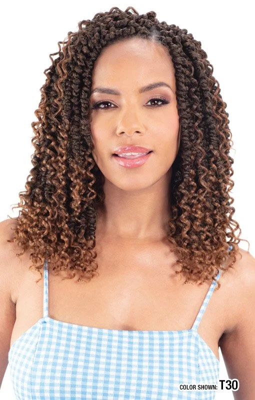 Collarbone Twists with Textured Curly Ends — Boho Twists