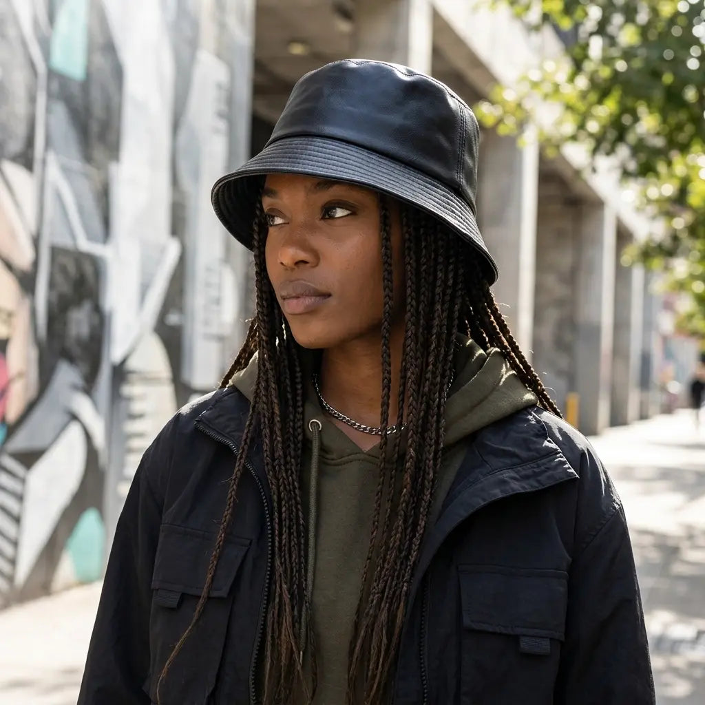 Casual Streetwear Outfit Idea Casual Streetwear Outfit Idea — Bucket Hat Outfits