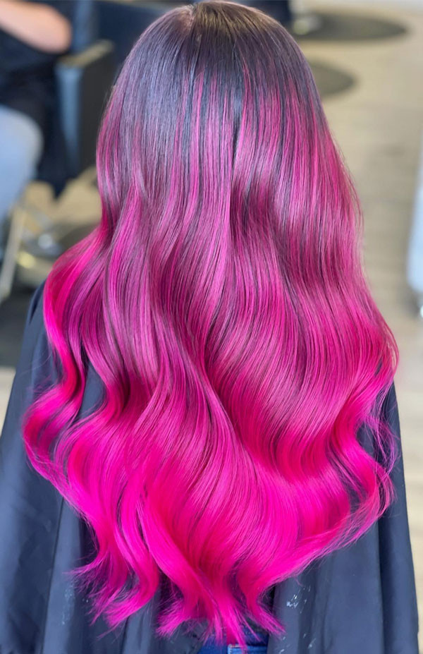 Fuchsia Ombre Visual Idea Fuchsia Ombre Visual Idea — Fuchsia Hair