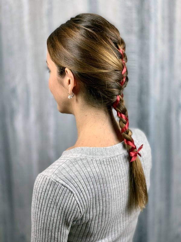 Brown Visual Idea Brown Visual Idea — Ribbon Hairstyles