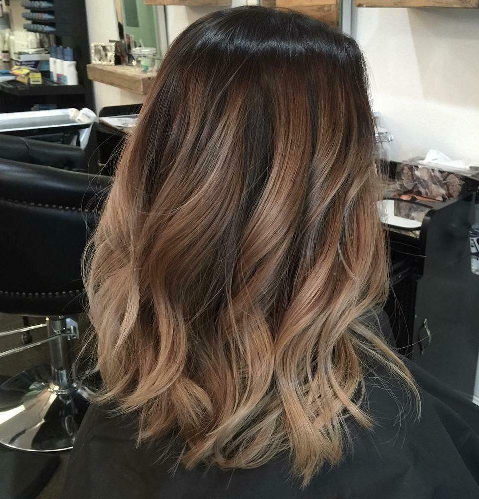 Wavy Blowout Visual Idea Wavy Blowout Visual Idea — Honey Balayage