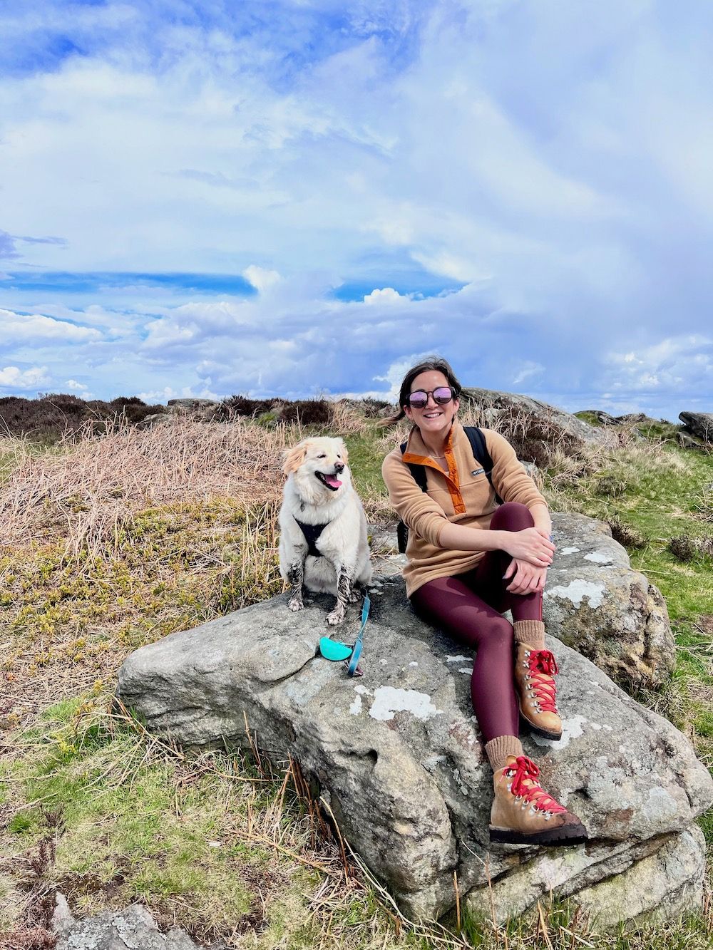 Fleece Pullover and Hiking Boots for Outdoor Adventures — Glamping Outfits