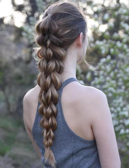 Mid-Back Visual Idea — Sports Hairstyles