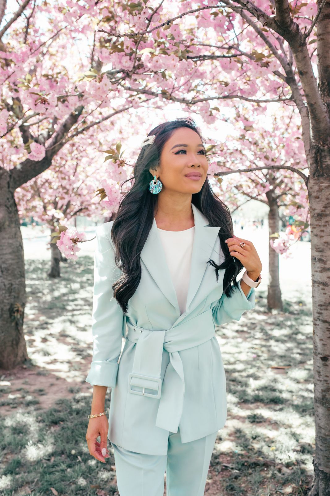 Mint Green Blazer for a Polished Spring Look Mint Green Blazer for a Polished Spring Look — Washington DC Outfits