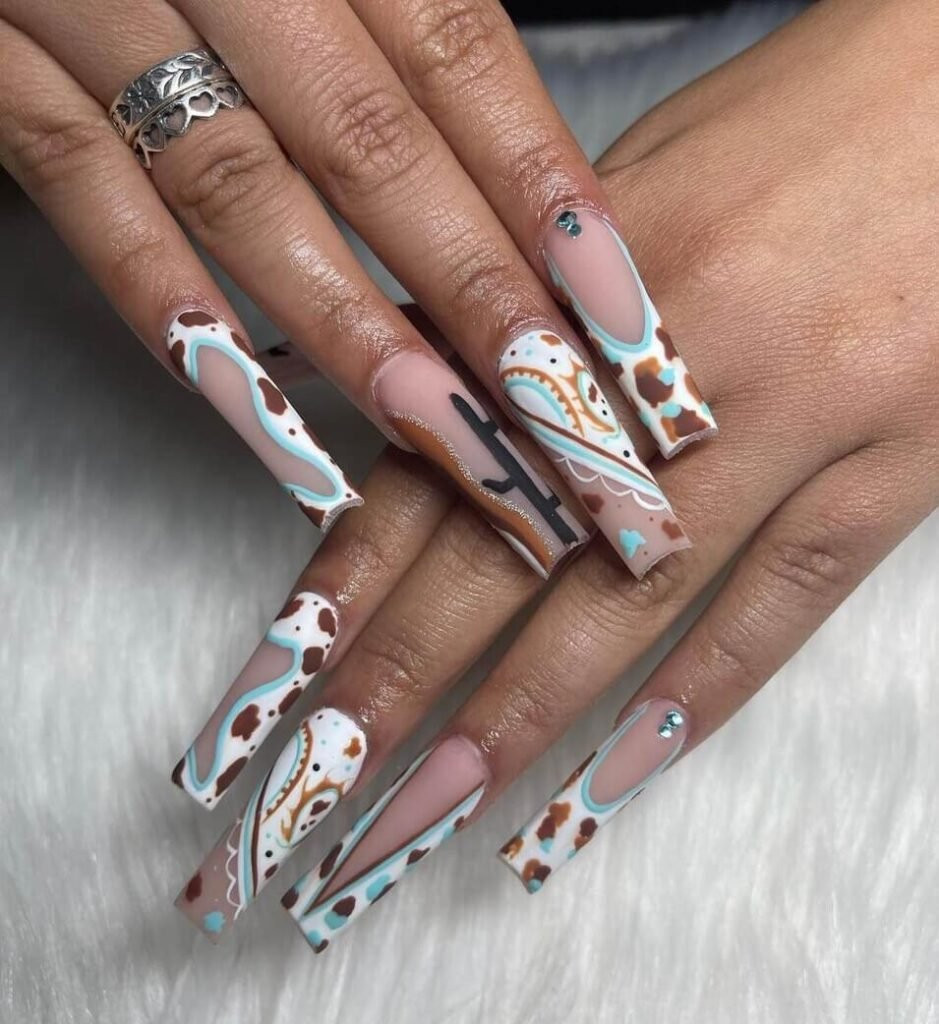 Themed Western Visual Idea Themed Western Visual Idea — Rodeo Nails