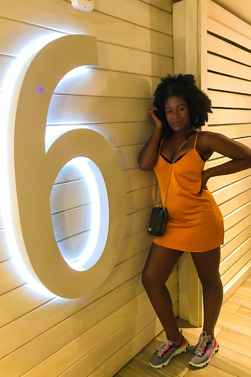Orange Satin Slip Dress for Evening Out Orange Satin Slip Dress for Evening Out — Puerto Rico Outfits