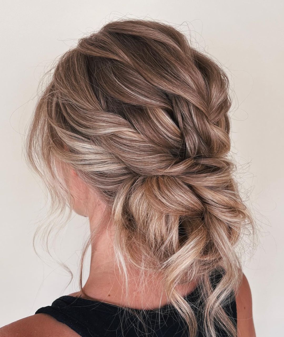 Honey Blonde Braided Updo — Party Hairstyles
