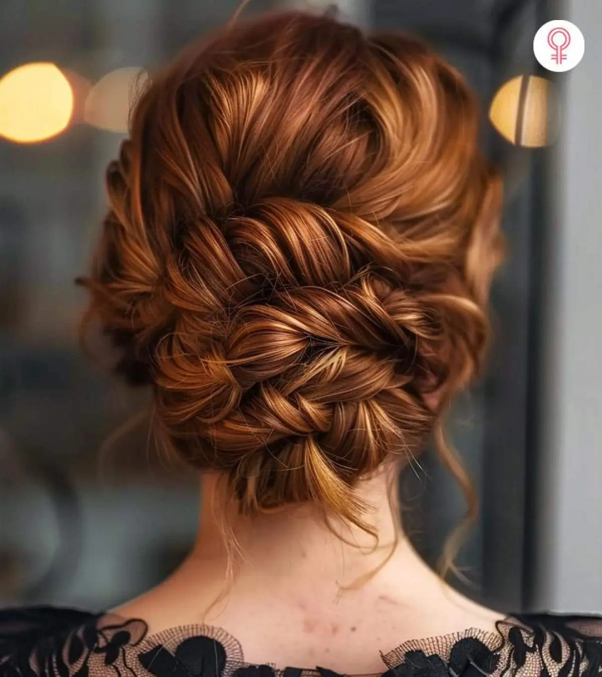 Intricate Warm Brown Braided Updo Intricate Warm Brown Braided Updo — Updos for Long Hair