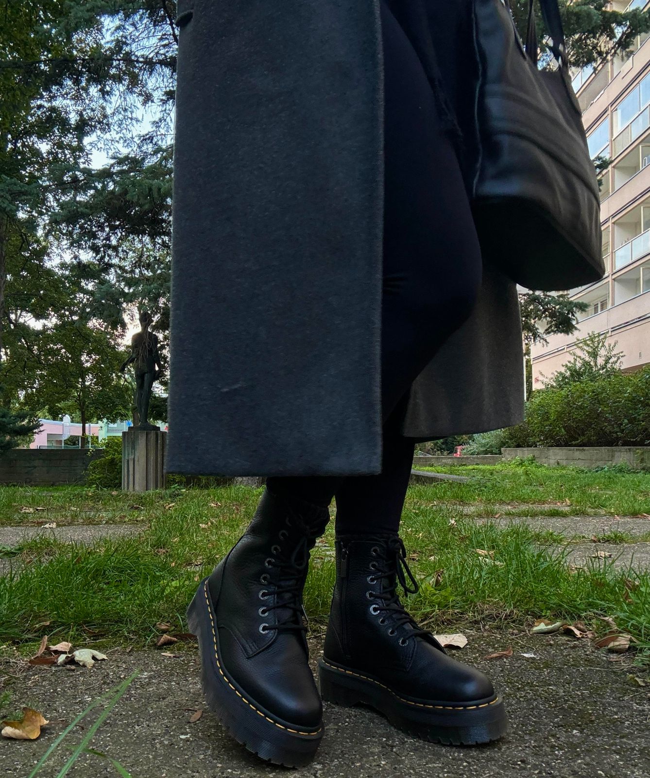 Cozy Fall Layering: Jadon Boots with Leggings and Long Coat Cozy Fall Layering: Jadon Boots with Leggings and Long Coat — Jadon Boots Outfits