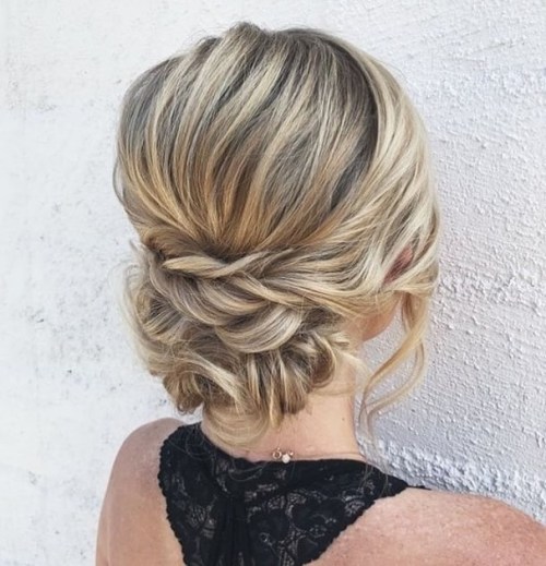 Elegant Twisted Chignon — Date Night Hairstyles
