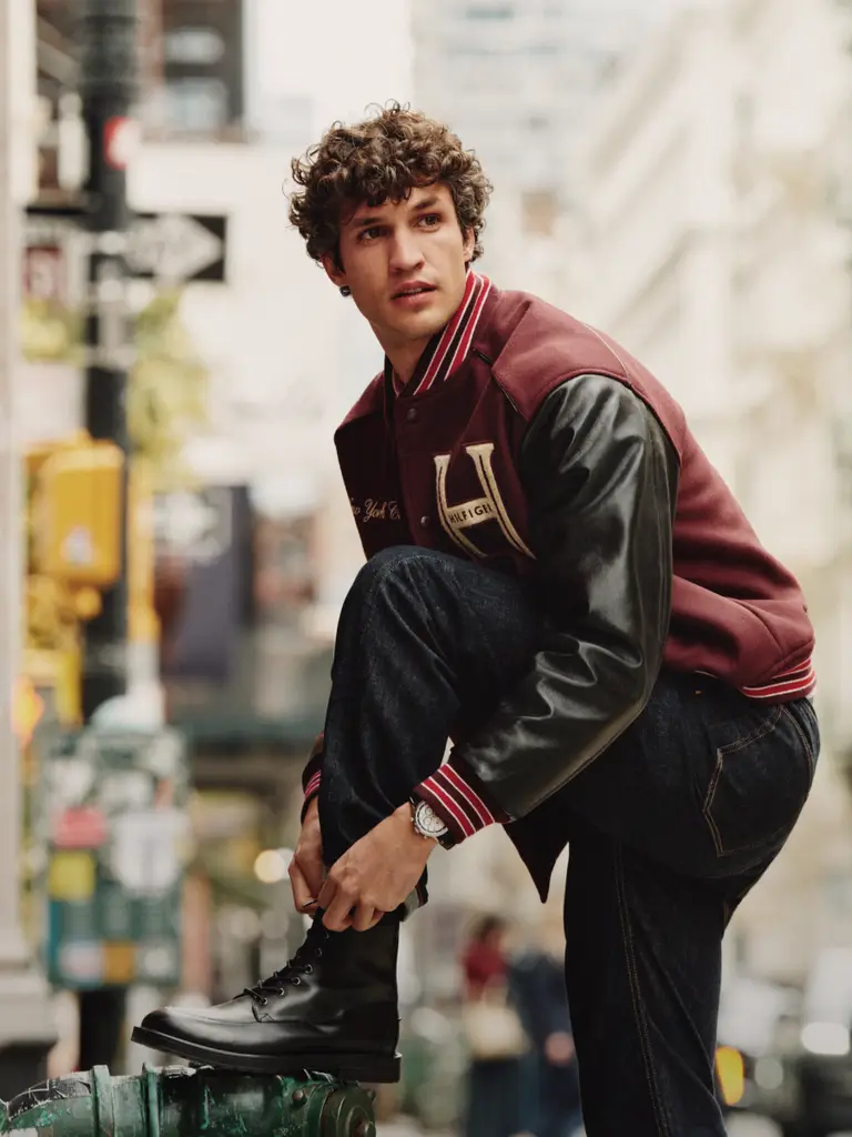 Varsity Jacket and Dark Wash Jeans Varsity Jacket and Dark Wash Jeans — Outfits for Men
