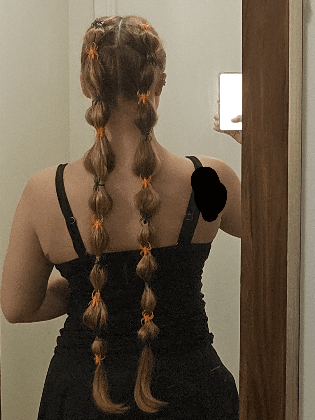 Blonde Bubble Braids With Charms Blonde Bubble Braids With Charms