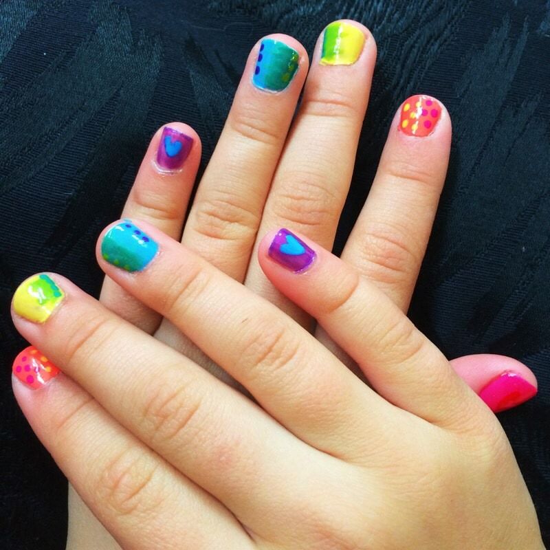 Short Square Visual Idea — Nails for Little Girls