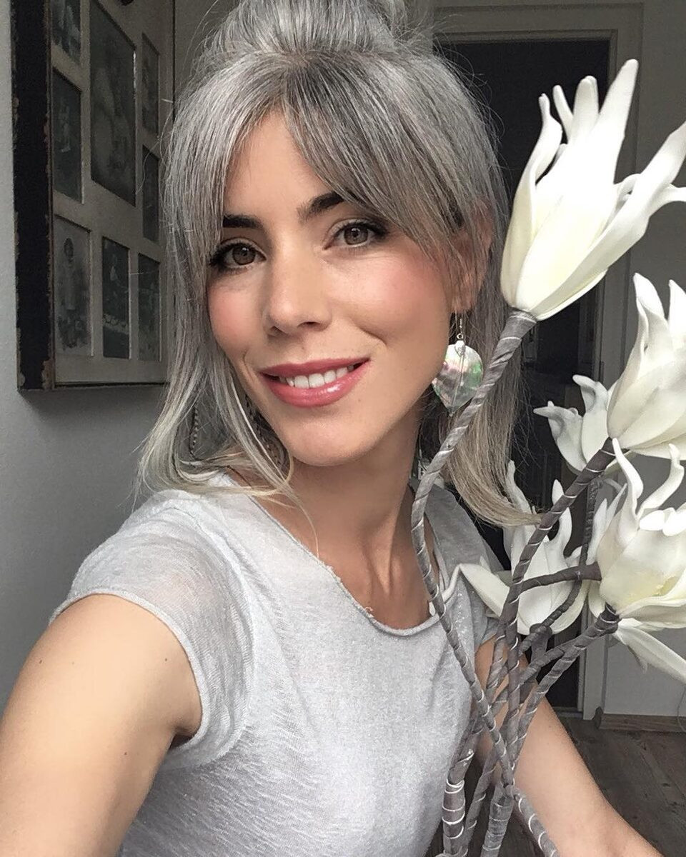 Front View Visual Idea — Salt and Pepper Hair