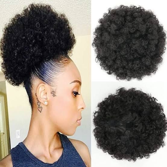 Front View Close Crop Visual Idea — High Puff