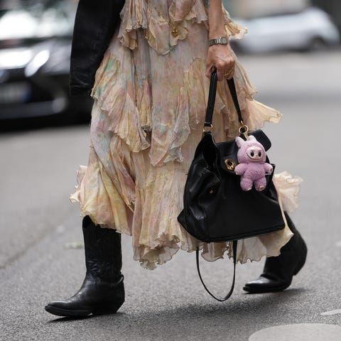 Ruffled Dress and Backpack for Casual Fun Ruffled Dress and Backpack for Casual Fun — Coach Bag Outfits