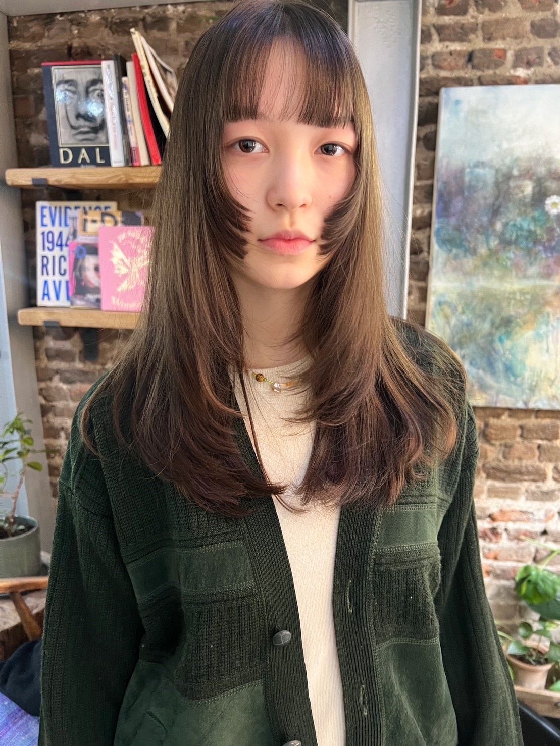 Brown With Subtle Highlights Visual Idea Brown With Subtle Highlights Visual Idea — Hime Cut