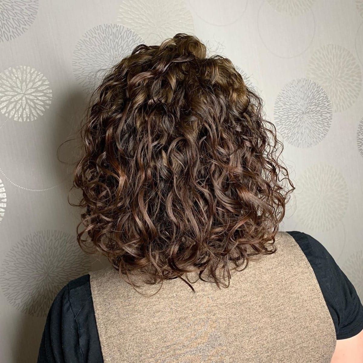 Shoulder Length Bob With Natural Waves Shoulder Length Bob With Natural Waves — Perms for Short Hair