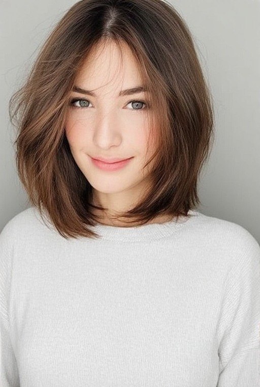 Smooth Chin Bob With Subtle Layers — Hairstyles for Fine Hair