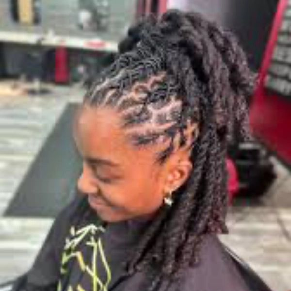 Front View Visual Idea Front View Visual Idea — Loc Half Up Half Down