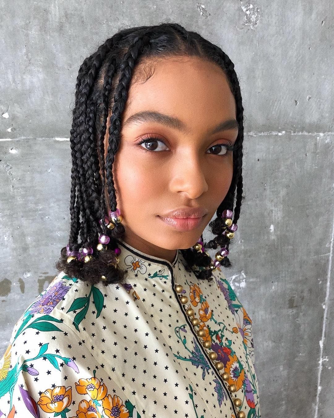 Mixed Beads and Rings on Shoulder Braids Mixed Beads and Rings on Shoulder Braids — Braids with Beads