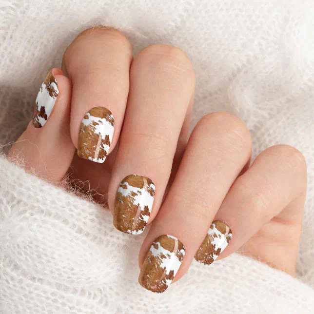 Cow Print On All Nails Visual Idea Cow Print On All Nails Visual Idea — Rodeo Nails