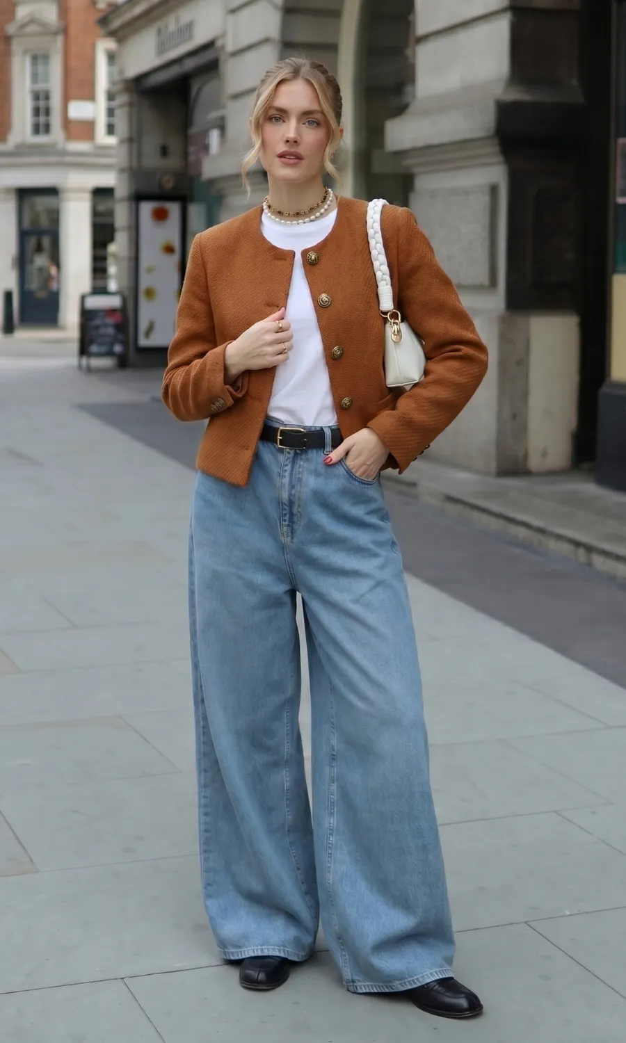 What Tops to Wear with Wide Leg Jeans: 22 Easy Outfit Ideas