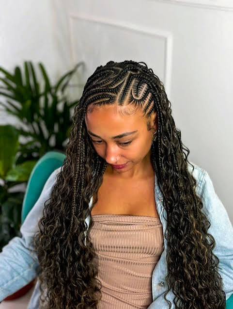 Thick Fulani Braids With Subtle Brown Highlights