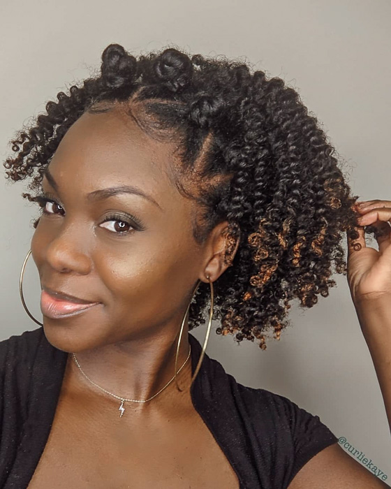 Short Bob with Defined Coils Short Bob with Defined Coils — 4B Hairstyles