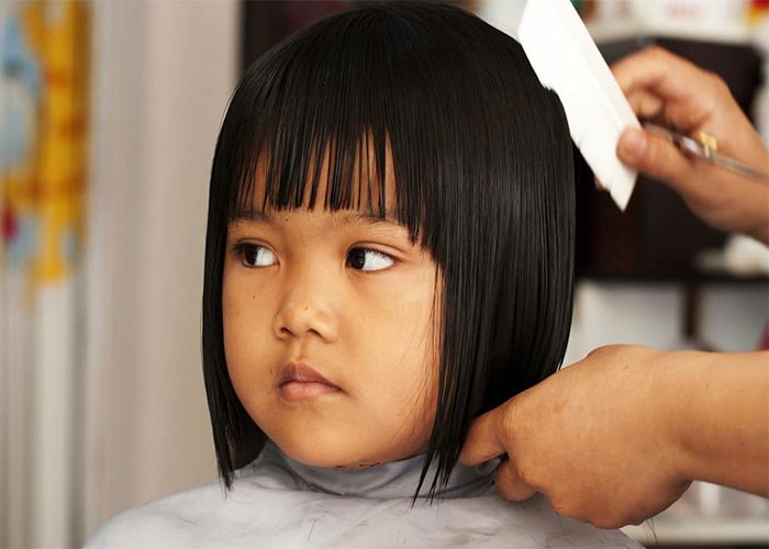 Dark Brown Visual Idea Dark Brown Visual Idea — Little Girl Haircuts