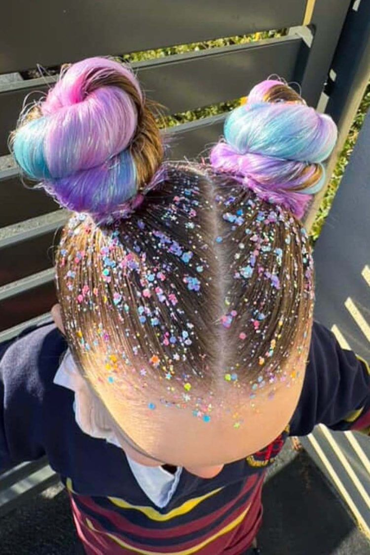 37 Cute & Easy Crazy Hair Day Ideas for Girls | Kids Crafts, DIYs, Parties, Planning + Home Decor