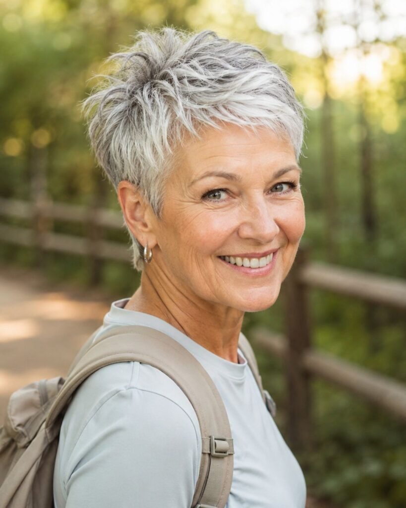 Softly Styled Short Layered Cut — Hairstyles for Women Over 60