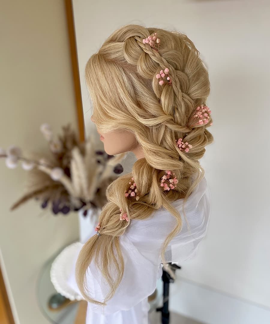 Visual Idea — Boho Braided Wedding Hair