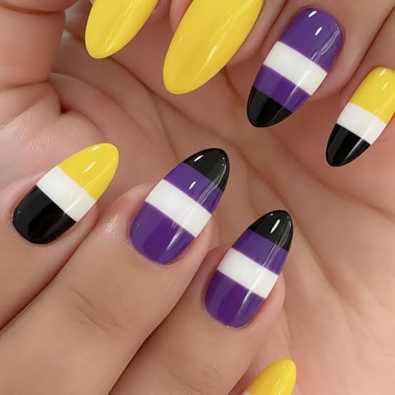 Pride Statement Visual Idea Pride Statement Visual Idea — Color Block Nails