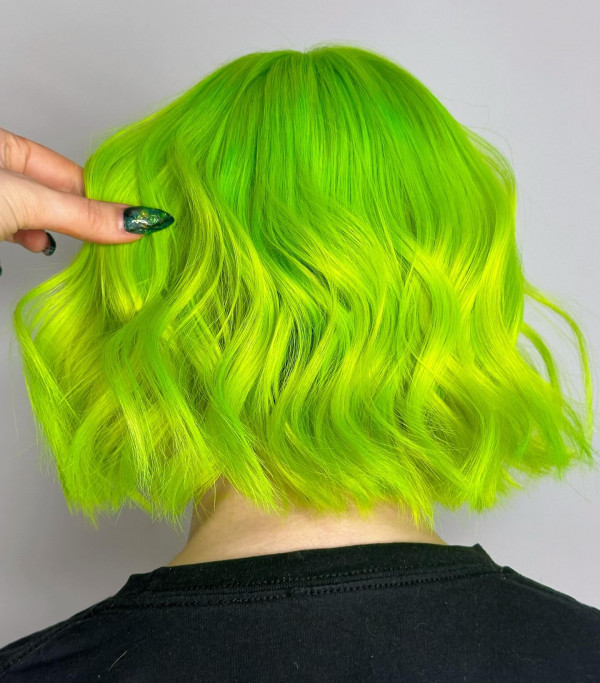 Neon Green Visual Idea Neon Green Visual Idea — Neon Green Hair