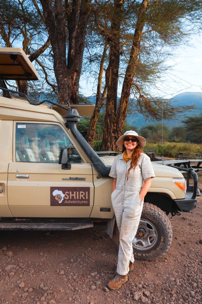 Practical Beige Utility Jumpsuit for Safari — Safari Outfits