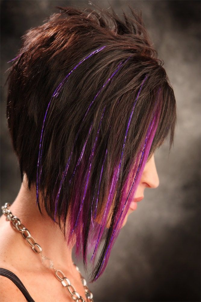 Front View Visual Idea — Hair Tinsel
