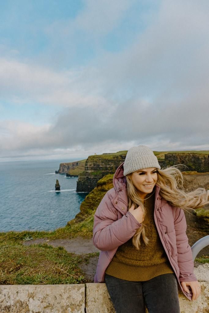 Puffer Jacket and Beanie for Dramatic Landscapes — Ireland Outfits