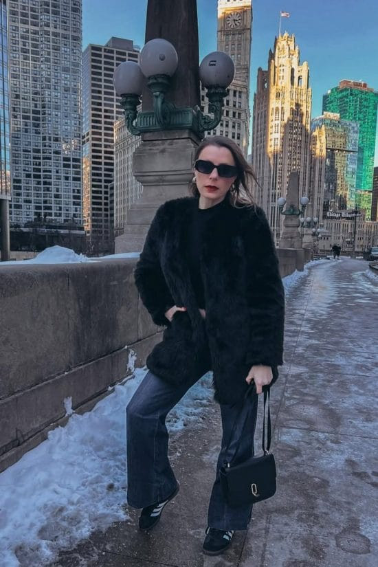 Black Sneakers Outfit Idea Black Sneakers Outfit Idea — Chicago Outfits