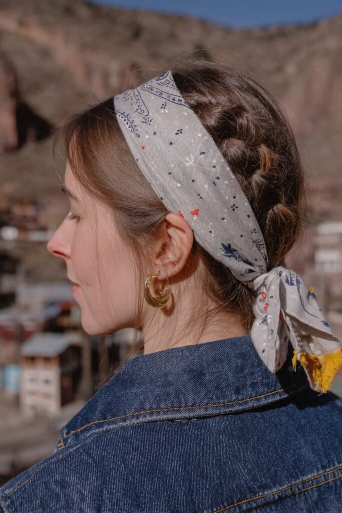 Braids With Bandana Tie — Headband Hairstyles