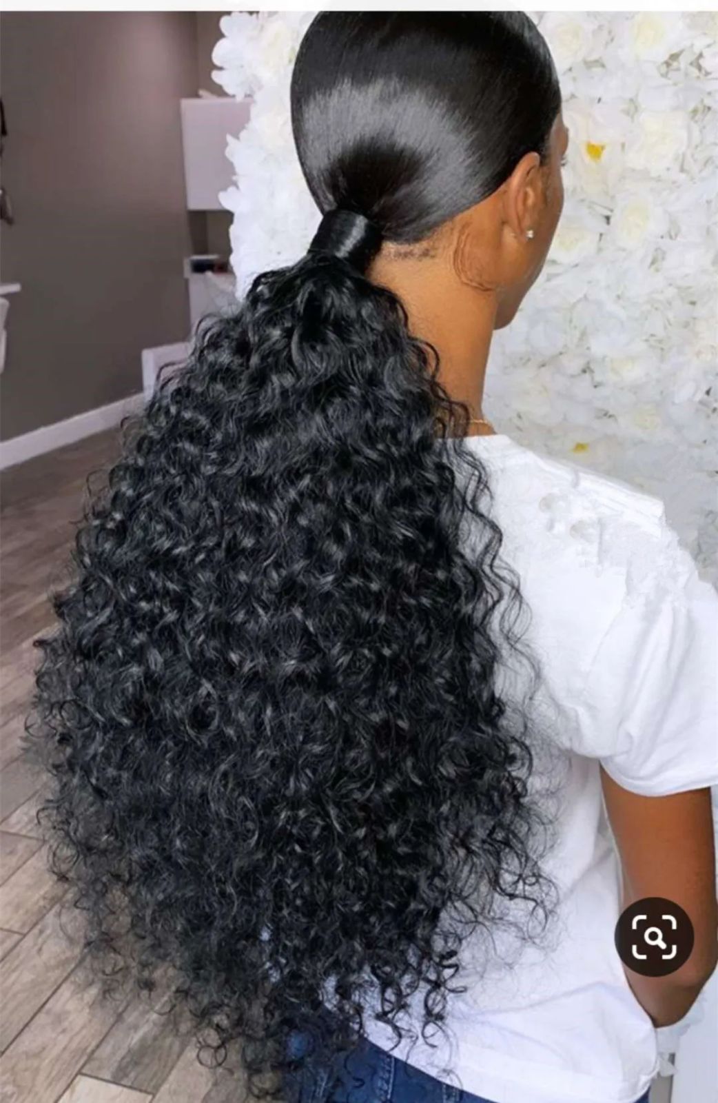 Deep Voluminous Waves Ponytail — Ponytail with Extensions