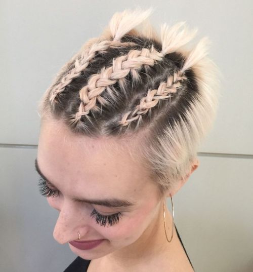 Short Visual Idea Short Visual Idea — Braids for Short Hair