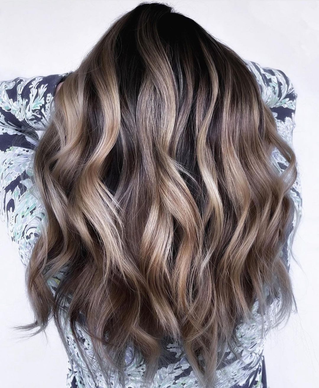 Black Base with Ashy Blonde Highlights Black Base with Ashy Blonde Highlights — Black and Blonde Hair