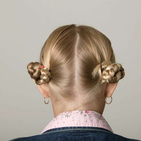 Neat Double Braided Buns Neat Double Braided Buns — Middle School Hairstyles