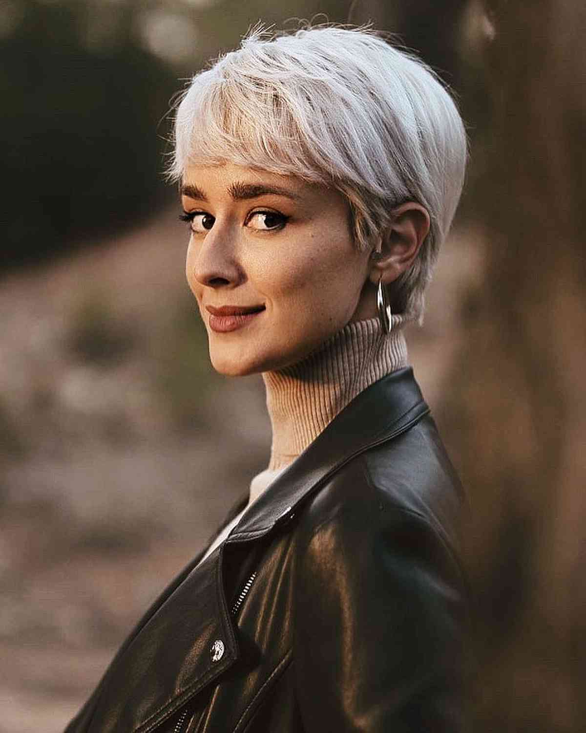 Solid Black Bob With Straight Bangs — Hairstyles for Short Hair