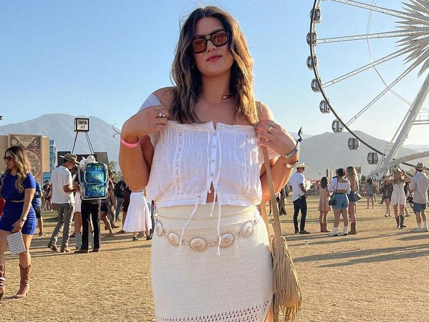 Bohemian Crochet Skirt Meets Off-the-Shoulder Top — Fair Outfits
