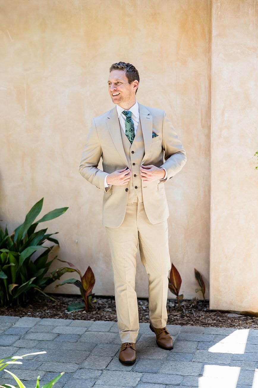Beige Three-Piece Suit for Formal Events Beige Three-Piece Suit for Formal Events — Washington DC Outfits